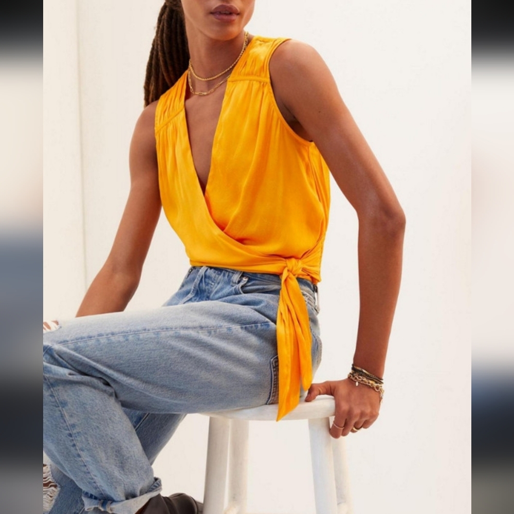 Anthropologie Blue Tank Top Essential